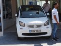 Brand new Smart Car which also has a Mercedes logo